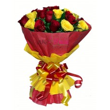 RED AND YELLOW ROSES