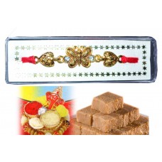 RAKHI WITH KAJU BARFI COMBO