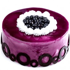 Fresh Cream Blueberry  Cake