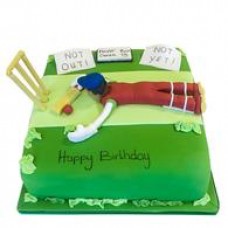 Delicious Cricket Themes Cake 