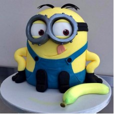 Minion & Banana Shaping Cakes