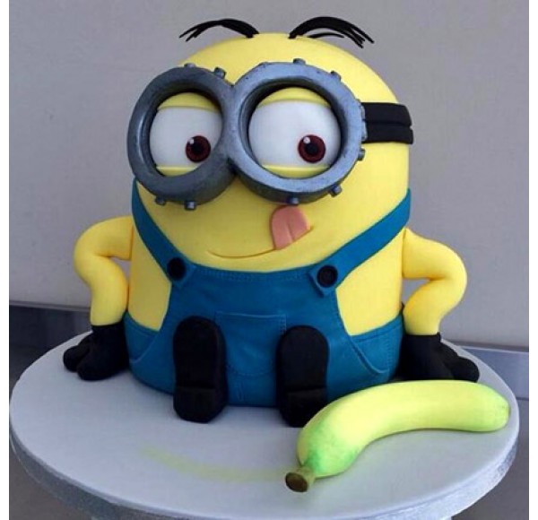 Minion & Banana Shaping Cakes